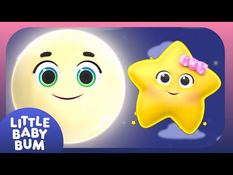 Moon &amp; Stars | Little Baby Bum | Baby Sensory Songs | Calming Animation for Falling Asleep🌙✨