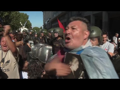 Argentina workers take to streets against economic measures despite government's crackdown on protes