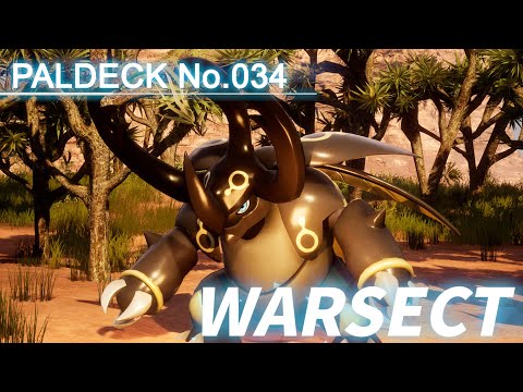 Paldeck | No.034 WARSECT - Palworld | Gameplay | Pocketpair