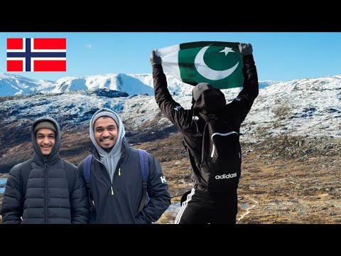 Pakistani Flag On The Top Of Norway