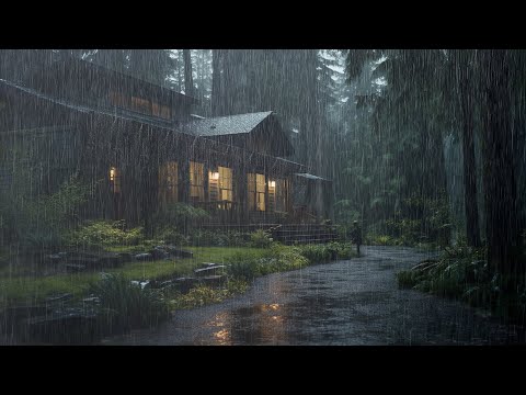 Enjoy The Sound Of Rain Falling In The Forest | Relaxing Sounds Help You Study and Sleep Better