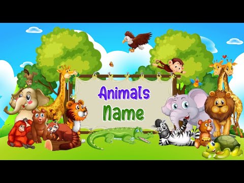 Learn Basic Animal Names for Kids | Fun and Educational Animal Names for Children