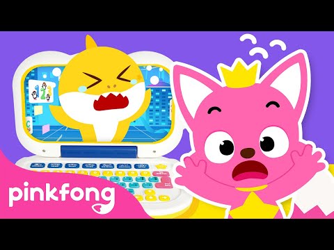 😮Baby Shark is Trapped in the Computer! 🖥 | Toy Show | Story &amp; Cartoon For Kids | Pinkfong Story