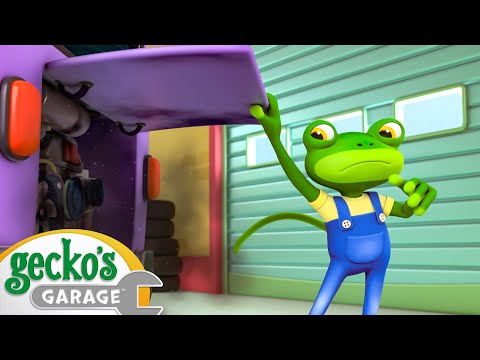 Bobby the Bus Goes Electric 🦎GECKO'S GARAGE | Super Kids Cartoons &amp; Songs | Superheroes