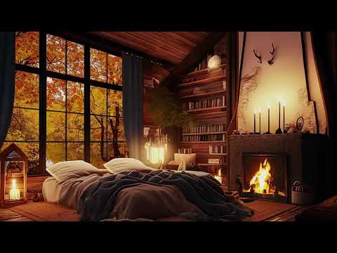 In a cozy hut by the river, relaxing light music, crackling bonfires, soothes the tired soul, suitab