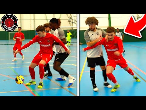 I Played in a PRO FUTSAL MATCH With NO REFEREE... (Football Skills &amp; Goals)