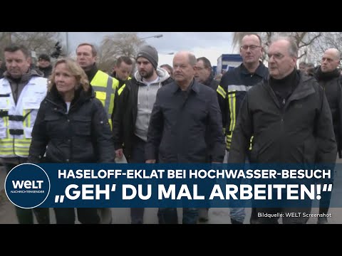 HOCHWASSER: Heftige P&ouml;belei gegen Anwohner! Scharfe Kritik an Reiner Haseloff in Sachsen-Anhalt