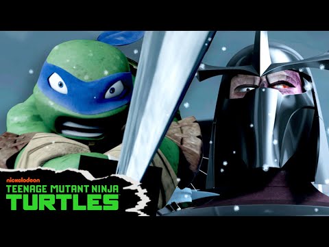 Leo Fights Shredder ALONE ⚔️ | Full Scene | Teenage Mutant Ninja Turtles