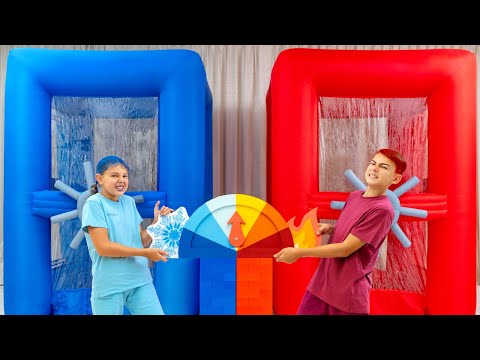 Hot vs Cold Challenge with Vania Mania Kids