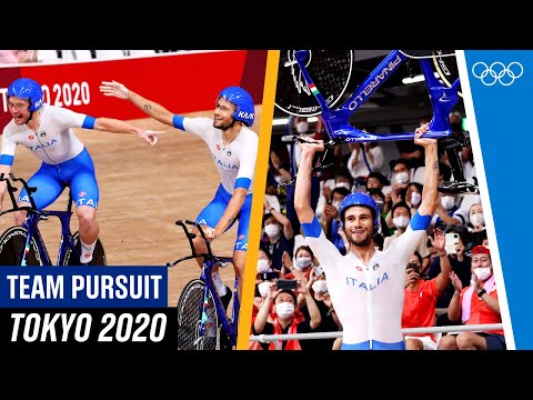 Italy set WORLD RECORD! ⏱ | FULL Men's Team Pursuit | Tokyo 2020