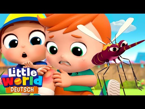 Die M&uuml;cke piekt | Kinderlieder f&uuml;r Kleinkinder | Little World Deutsch