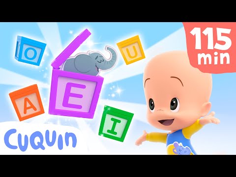 Vowels unboxing and more educational videos for kids with Cuquin