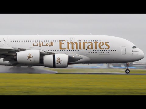 STORM PIA: THE FINAL PART | Planes Struggle to Land at Amsterdam Schiphol Airport