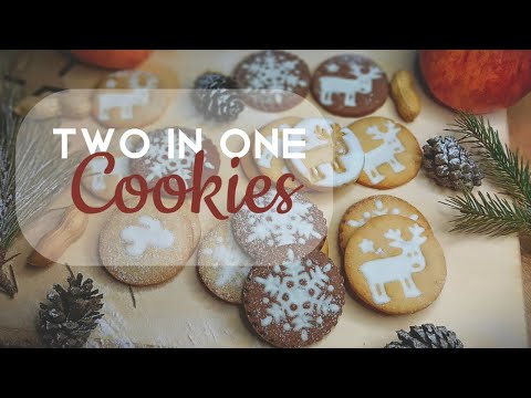 Cute Christmas Butter Cookies Tutorial - Easiest Piping Technique