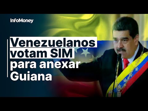 Venezuelanos votam SIM para anexar Guiana