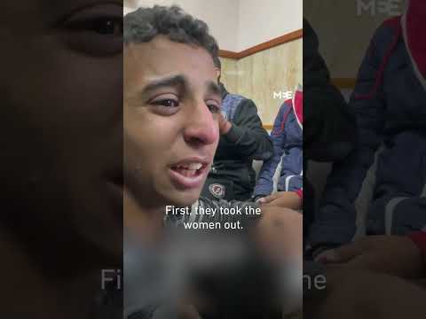 'They violently beat us': Harrowing testimony of released Palestinian child