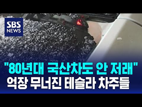 '자파 현상'이 뭐길래&hellip;억장 무너진 테슬라 차주들 / SBS / 오클릭