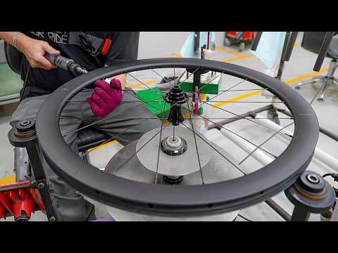 Process of Road Bike Wheels Mass Production / 公路車碳纖維輪組量產 - Taiwan Bike Wheel System Factory