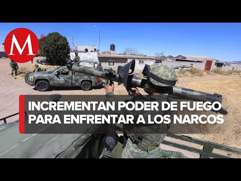 Ej&eacute;rcito mexicano usa lanzacohetes para enfrentar al CJNG en Zacatecas