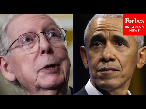 'Let's Remember Who The Aggressor Is': Mitch McConnell Calls Out Obama Over Israel Comments