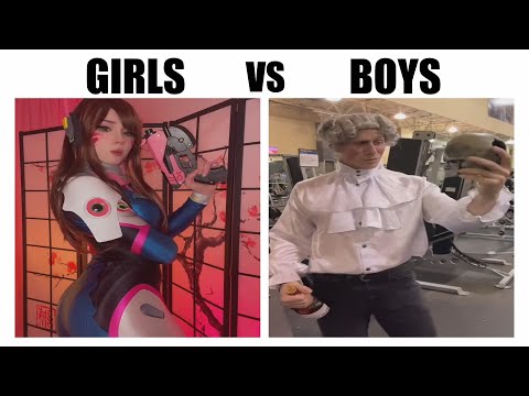 Girls cosplay vs Boys cosplay (Dr Livesey)