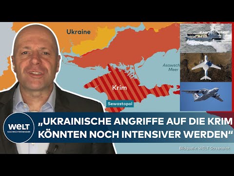 PUTINS KRIEG: Ukrainer attackieren und versenken mit Seedrohnen wohl zwei russische Landungsschiffe