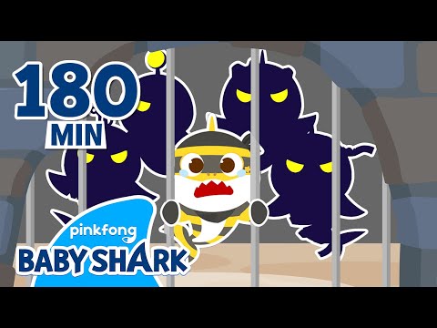 [BEST of 2023] 👮&zwj;♀️FREEZE! Catch the Thief Shark Family | +Compilation | Baby Shark Official