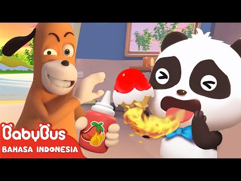 Apakah Kiki Memakan Es Krim Dengan Saus Sambal? | Kartun Anak | BabyBus Bahasa Indonesia