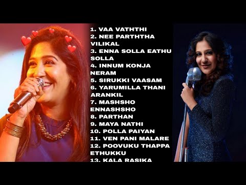 Shweta Mohan Hits | love songs ❤ | Jukebox tamil | SLX BGM  