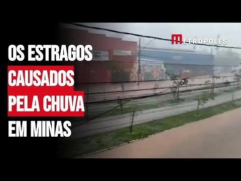 Minas Gerais tem 24 munic&iacute;pios em situa&ccedil;&atilde;o de emerg&ecirc;ncia por causa da chuva