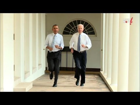 Obama et Biden bougent leurs corps pour Michelle Obama