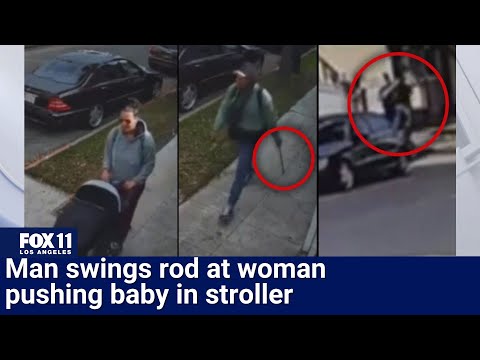 Man attacks women with metal rod