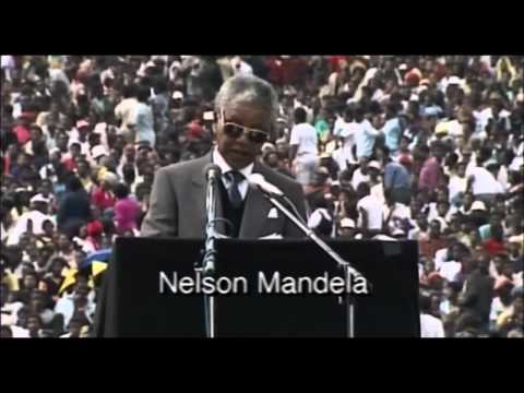 La lib&eacute;ration de Nelson Mandela