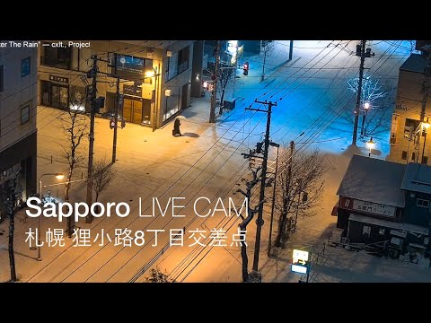 Sapporo Hokkaido Japan Live 24/7 | Tanukikoji 8-chome | lofi, beats to relax