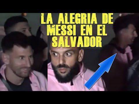 ESTO HIZO MESSI EN EL SALVADOR EL SALVADOR VS INTER MIAMI AMISTOSO