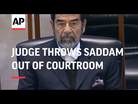 Chief judge throws Saddam out of courtroom, plus street reax