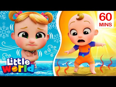 Hot And Cold (Opposites Song) + More Kids Songs &amp; Nursery Rhymes by Little World