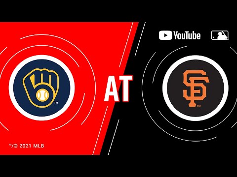 Brewers at Giants | MLB Game of the Week Live on YouTube