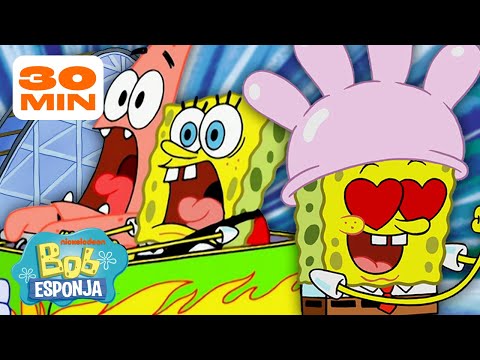 Bob Esponja | &iexcl;Un D&Iacute;A ENTERO en MUNDO GUANTE con Bob Esponja y Patricio! 🧤 | Bob Esponja en Espa&ntilde;ol