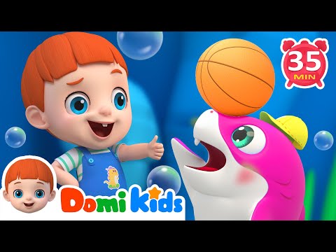 Baby Shark Doo Doo Doo🐠🤿Animal Songs + More Baby Songs &amp; Nursery Rhymes for Toddlers - Domikids