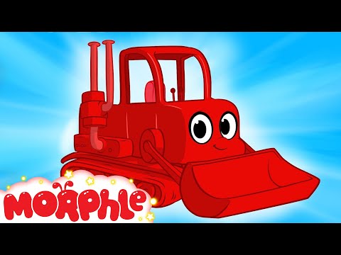 My Red Bulldozer - My Magic Pet Morphle Episode #17