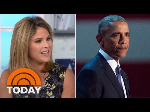 Jenna Bush Hager Reflects On President Obama Daughters&rsquo; Love For Their Dad | TODAY