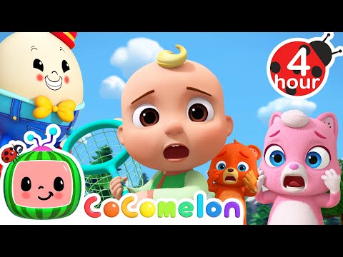 JJ Saves Humpty Dumpty + More | Cocomelon - Nursery Rhymes | Fun Cartoons For Kids | 4 Hours