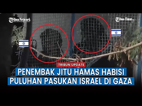 Full Pertempuran sengit di Gaza, Pejuang Hamas Pakai RPG dan Senjata Sniper Lumpuhkan Puluhan IDF