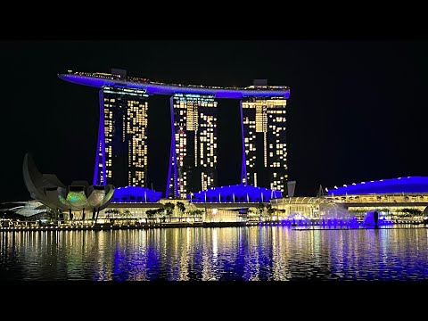 #31 Сингапур. Отель Marina bay sands, номер за 80 тыс рублей в сутки. Бассейн на 57 этаже