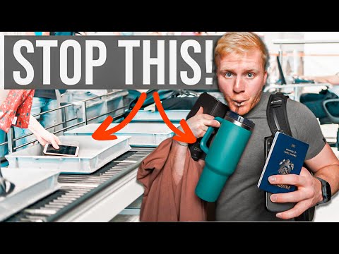 AVOID These TSA Line MISTAKES (10 Airport Security Tips)