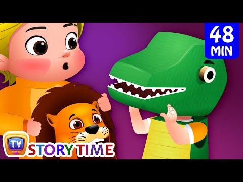 The Recycled Dinosaur + Many More Good Habits Bedtime Stories for Kids &ndash; ChuChu TV