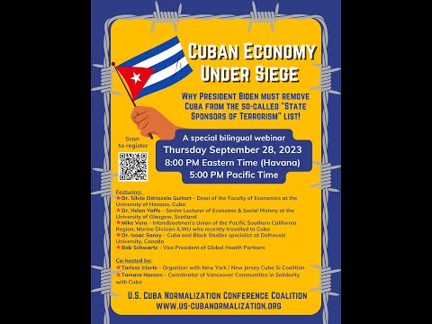 Cuban Economy Under Siege - US-Cuba Normalization Webinar