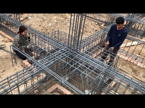 Modern Engineering And Technology Building Solid Foundation For Five-Story House On Poor Geology