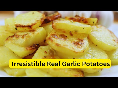 Wow! Learn How to Make Healthy Garlic Potatoes  in a Short Video